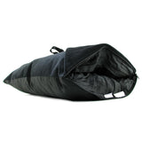 Decor Stashe Pillow in Velvish Black