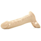 Ballsy Super Cock 7 Inch Dildo in White