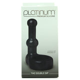 Platinum Silicone The Double Dip in Black