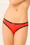 Crotchless Lace V-Back Panty in M/L