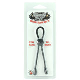 Mack Tuff Adjustable Silicone Cock Tie in Black