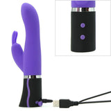 Amore Slender Rabbit Rechargeable Vibe in Purple