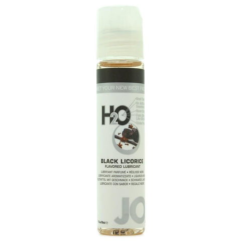 H2O Black Licorice Flavored Lubricant in 1oz/30mL