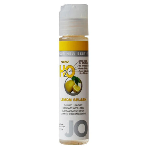 H2O Lemon Splash Flavored Lubricant in 1oz/30ml