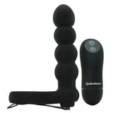 Remote Double Penetrator Cock Ring in Black