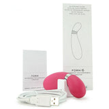 Form 6 Rechargeable Silicone Vibrator in Pink
