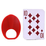 Caliber Vibrating Silicone Cock Ring