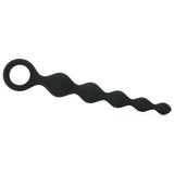 Perles D'Lux Silicone Pleasure Beads Short in Black