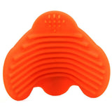 Maia Ray Silicone Stroker Vibe in Grey/Orange