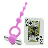 L'Amour Beaded Vibro Ring in Pink