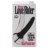 Silicone Love Rider Dual Penetrator in Black
