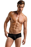 Classic Black Silk Mini Pouch Brief in L