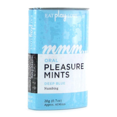 Oral Pleasure Numbing Mints .7oz/20g in Deep Blue