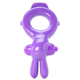 Ultimate Rabbit Vibrating Cock Ring in Purple