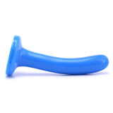 Platinum The Slim Silicone Dildo in Blue