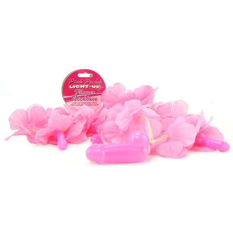 Pink Pecker Light-Up Flower Necklace