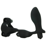 Ultimate Ass-Gasm Silicone Cock Ring in Black