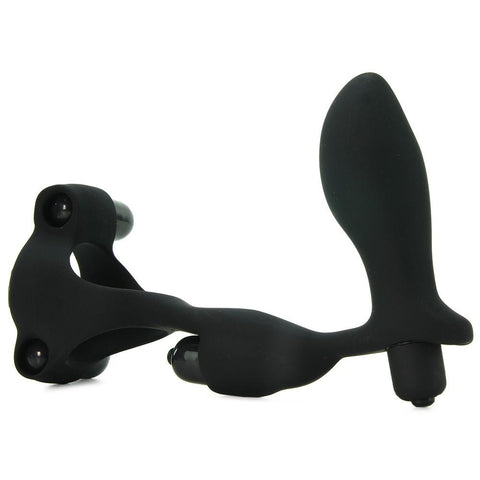 Ultimate Ass-Gasm Silicone Cock Ring in Black
