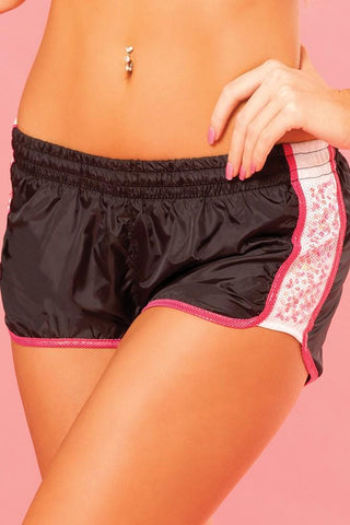 Sequin Sparkle Running Short in L