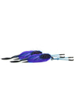 Multicolor Feathered Blue Tweezer Clamps