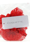 Ruffled Red Lace Leg Garter in OS