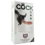 King Cock Strap-On Harness with 8" Cock in Flesh