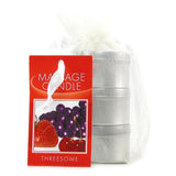 Edible Massage Oil Candle Threesome 2.0oz/57g