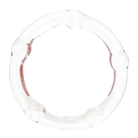 Cocky Boys 45mm Glass Cock Ring in Clear