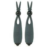 Sweet Torture Vibrating Nipple Stimulators in Grey
