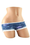 Erotique Denim Tie-Up Bra & Low-Rise Panty in OS