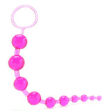 PinkCherry Jelly Anal Beads in Pink