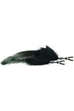 Black Feathered Mini Tweezer Clamps