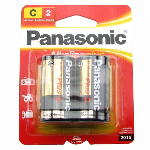 Alkaline "C" Batteries - 2 Pack