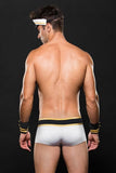 Sailor White Trunks, Cuffs & Hat Set in M/L