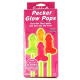 Bachlorette Party Pecker Glow Pops in 4 Pack