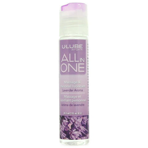 All In One Lavender Massage & Personal Lube in 1oz/29.5mL