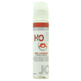 H2O Red Licorice Flavored Lubricant in 1oz/30mL