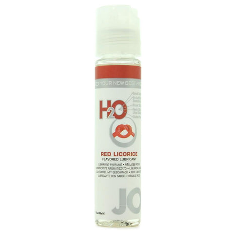 H2O Red Licorice Flavored Lubricant in 1oz/30mL