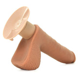 The Realistic Slim Vibrating 7 Inch UR3 Cock in Brown