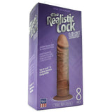 The Realistic 8 Inch UR3 Vac-U-Lock Cock in Brown