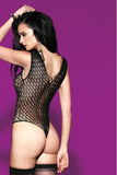Tangled Web V-Neck Teddy in OS