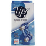 Spice It Up! Double Action Couples Cock Ring in Blue