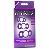 3-Ring Quick Release Trainer Set in Purple