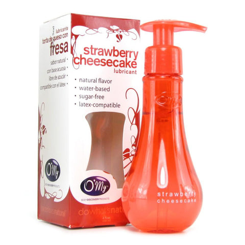 Flavored Lubricant in Strawberry Cheesecake