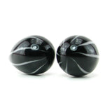 Crystal Premium Glass Eggs in Black