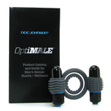 Optimale Vibrating Silicone Double C-Ring in Slate