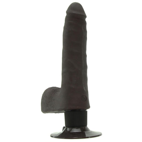 The Realistic Slim Vibrating 7 Inch UR3 Cock in Black