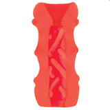 Mood Pleaser Zig-Zag Masturbator in Orange