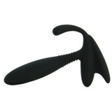 Silicone Stud P-Spot Massager in Black