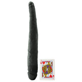 King Cock 16" Tapered Double Dildo in Black